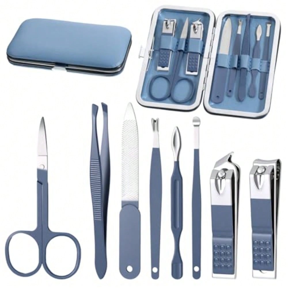 Nail Care Kit Mens - Manicure Set Professional 8 In 1
