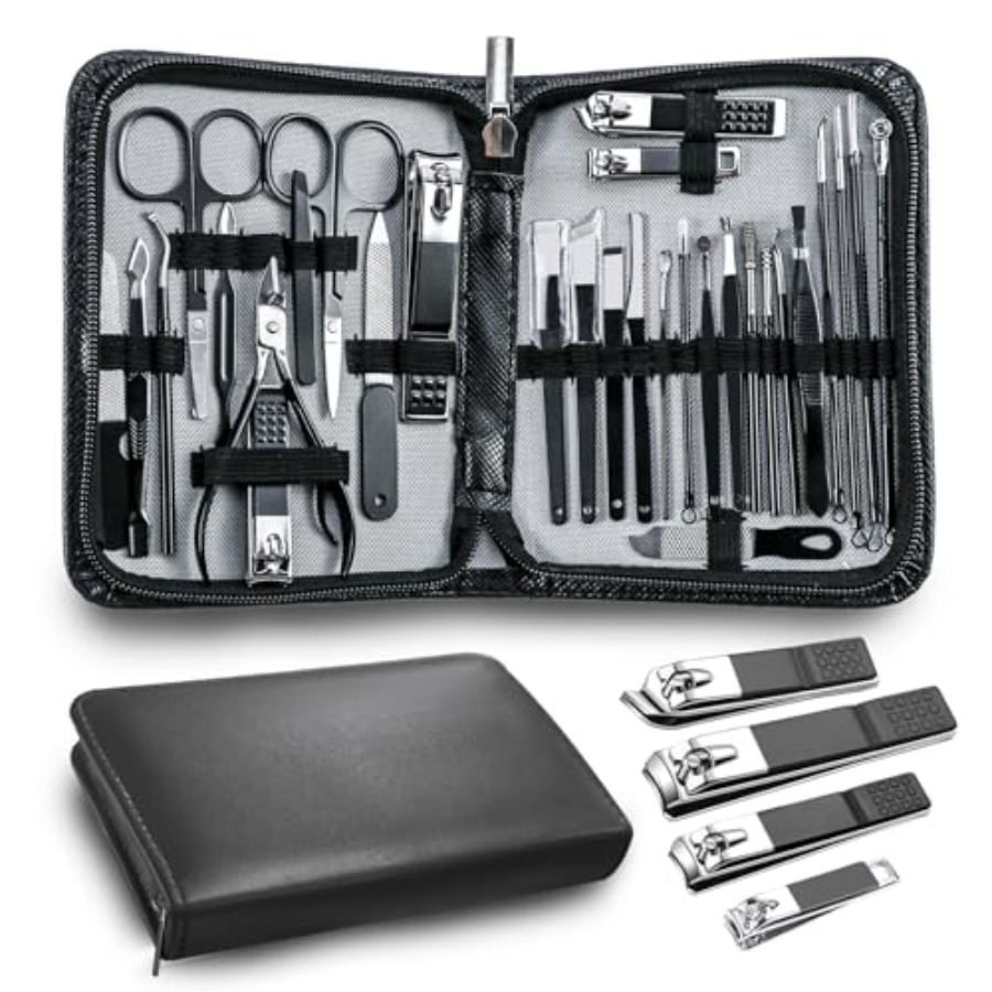 Nail Care Kit Mens - Manicure Pedicure Kit Professional pcs Complete