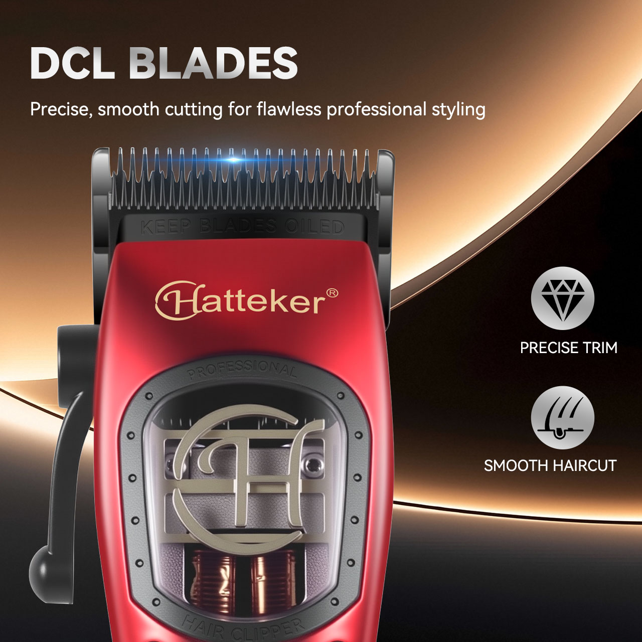 HATTEKER Professional Hair Cli - Hair Clipper Professional ulasan dan harga