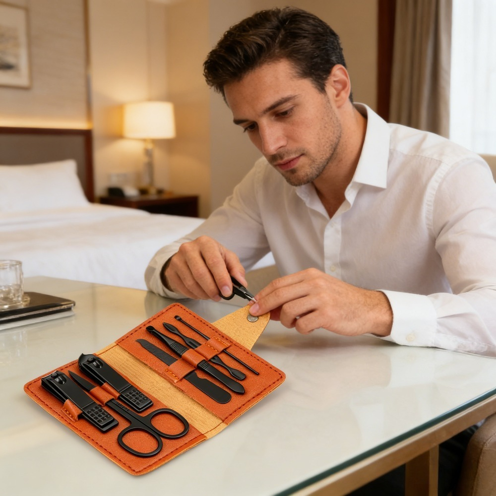 Professional Stainless Steel N - Nail Care Kit Mens ulasan dan harga