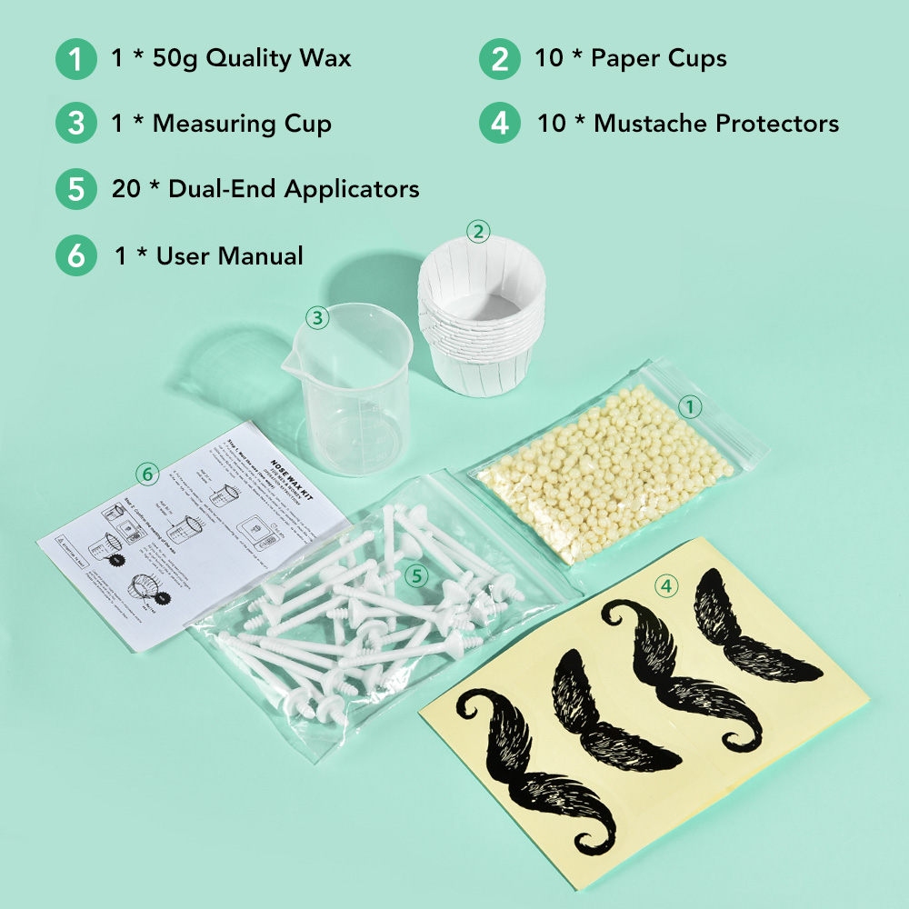 Nose Wax Kit Portable for Men  - Nail Care Kit Mens ulasan dan harga