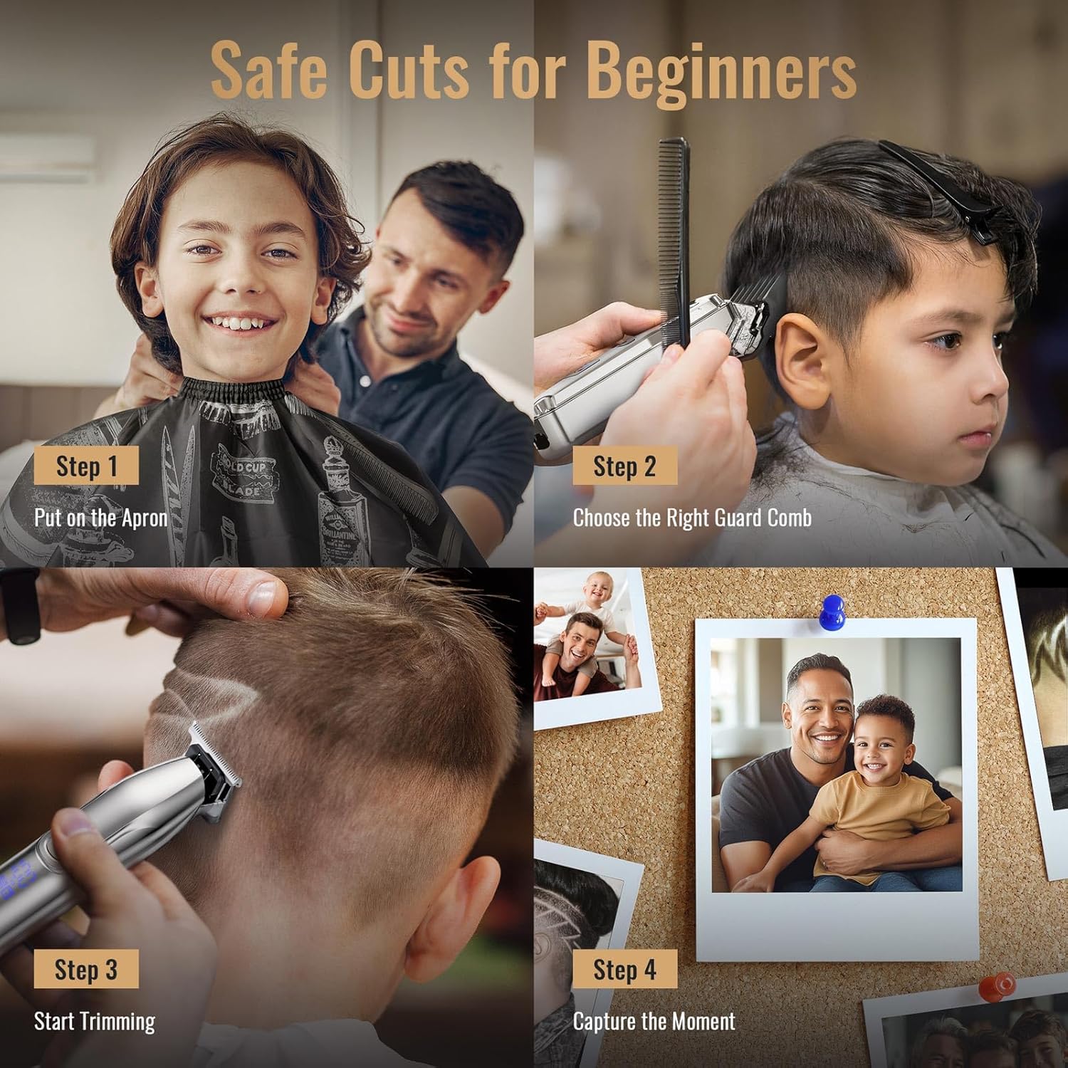 Cordless Hair Clippers and Tri - Hair Clipper Professional ulasan dan harga