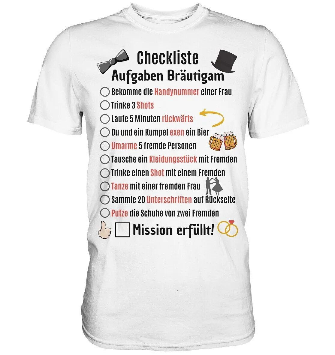 Checklist JGA Men T Shirt Task - Men'S Grooming Checklist ulasan dan harga