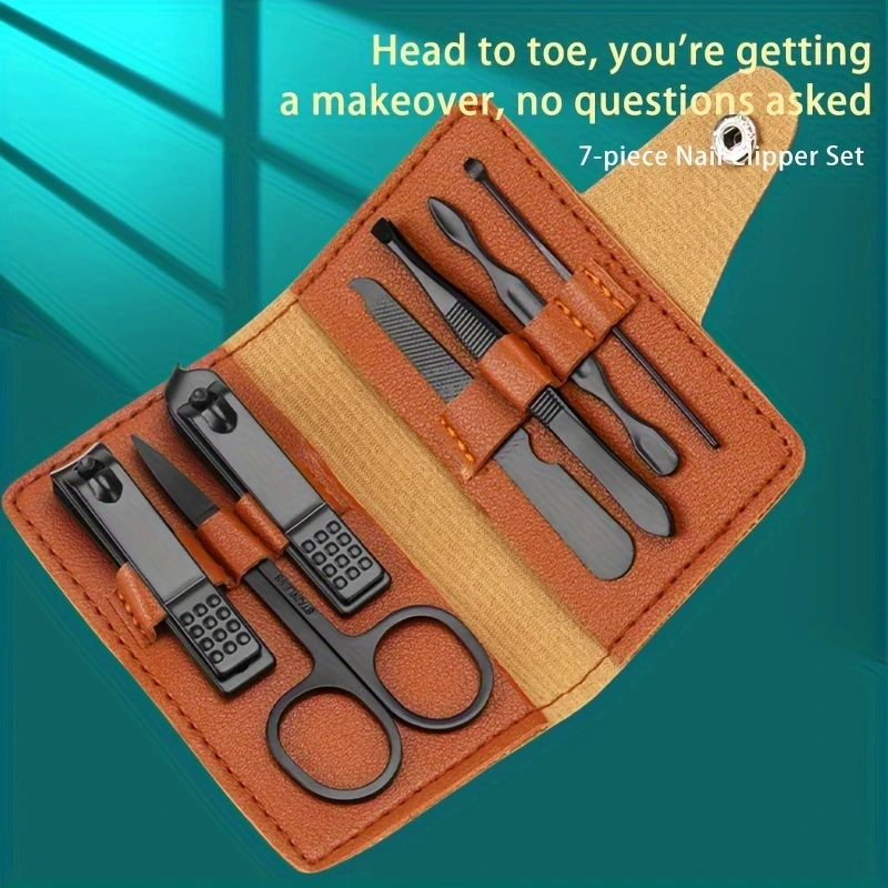Professional Stainless Steel N - Nail Care Kit Mens ulasan dan harga