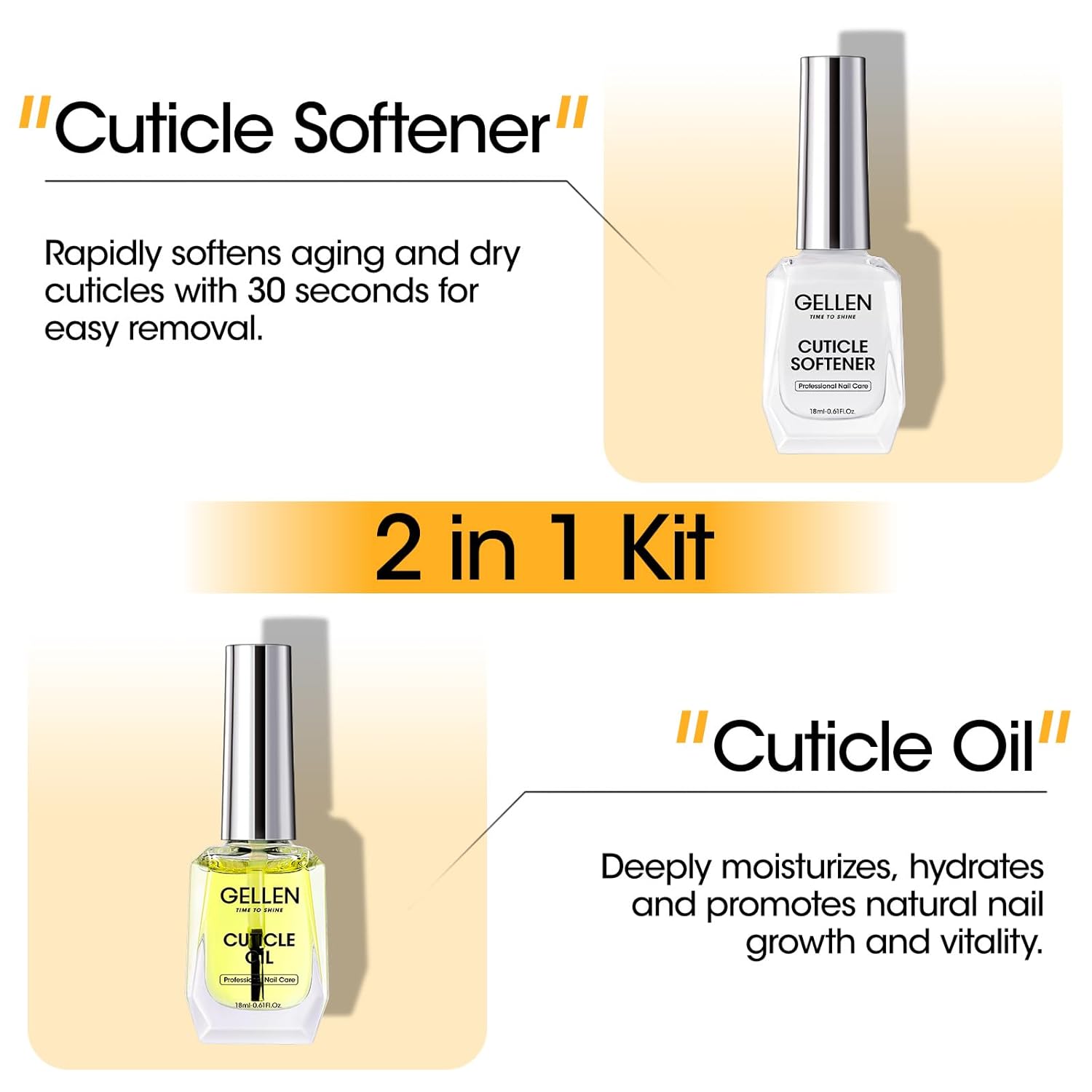 GELLEN 18ML Nail Softener and  - Nail Care Kit Mens ulasan dan harga
