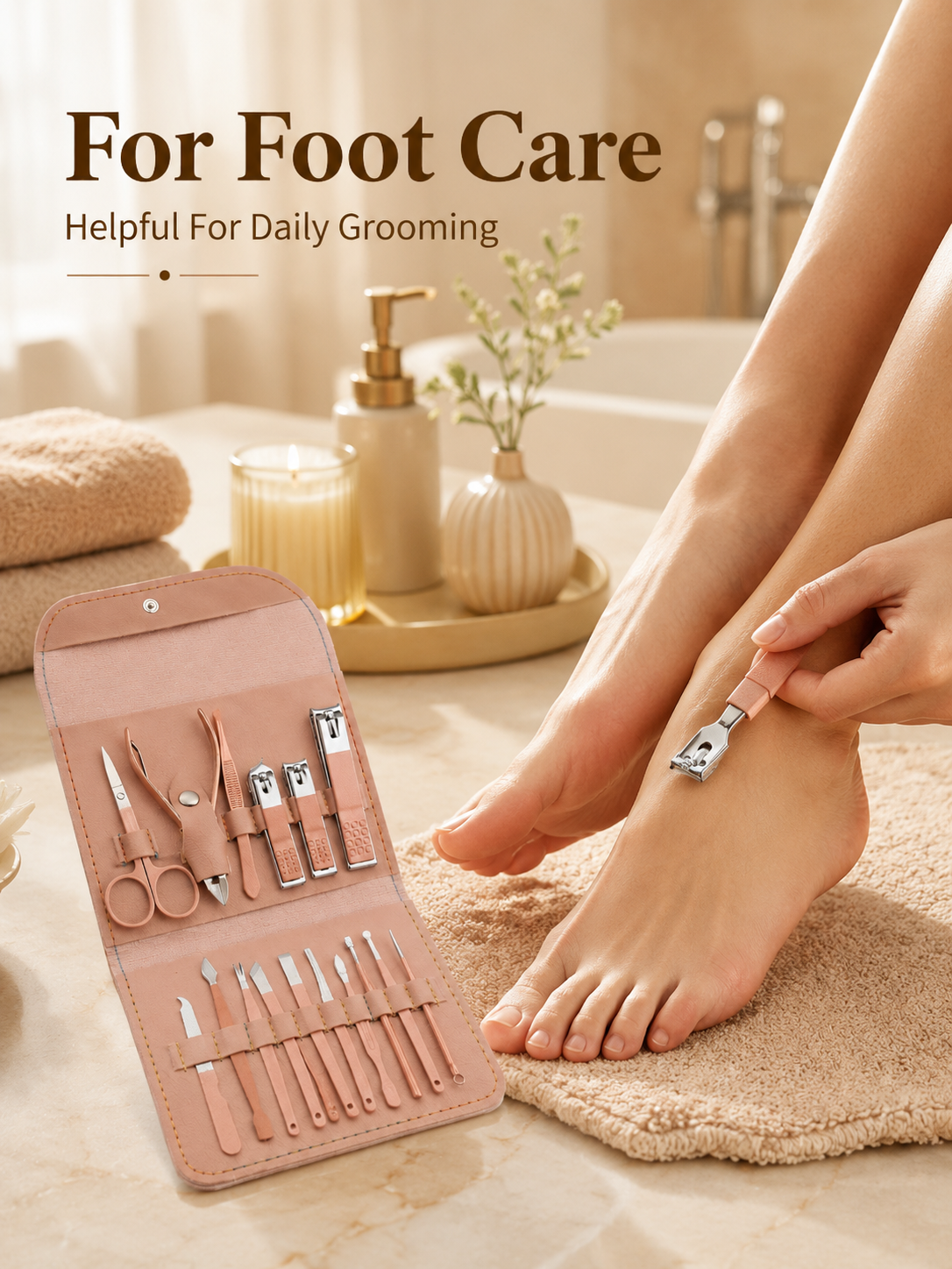 8/16-Piece Manicure Pedicure G - Nail Care Kit Mens ulasan dan harga