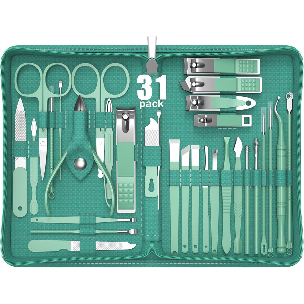 31-Piece Personal Care Nail Cl - Nail Care Kit Mens ulasan dan harga